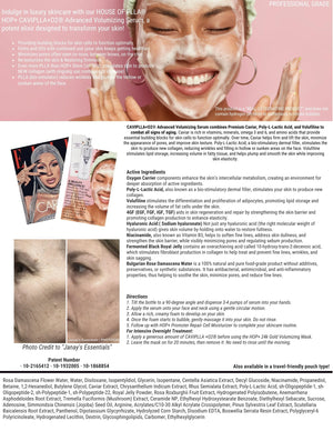 TOV House of PLLA HOP+ CAVIPLLA+O2 Advanced Volumizing Serum - Box/30 Pouches Travel-friendly/Individually packaged
