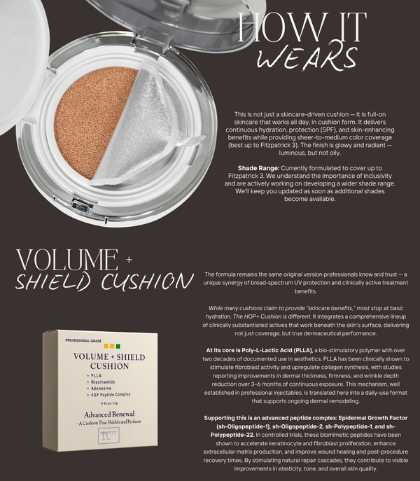House of PLLA HOP+ Volume + Shield Cushion Advanced Renewal A Cushion NEW FORMULA - European Beauty by B