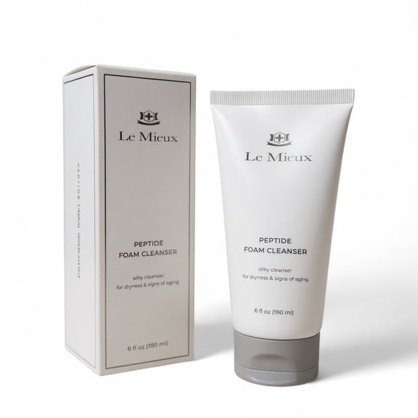 Le Mieux Anti-Aging Facial Wash Peptide Foam Cleanser 6oz