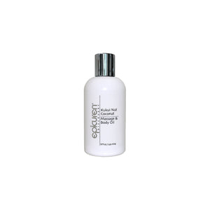 Epicuren Discovery Kukui Nut Coconut Massage & Body Oil, 8 Fl Oz