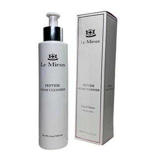 Le Mieux Anti-Aging Facial Wash Peptide Foam Cleanser 6oz - European Beauty by B