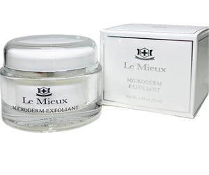 Le Mieux Microderm Exfoliant - Radiance Boosting Microdermabrasion Scrub for Face & Neck 1.75 oz