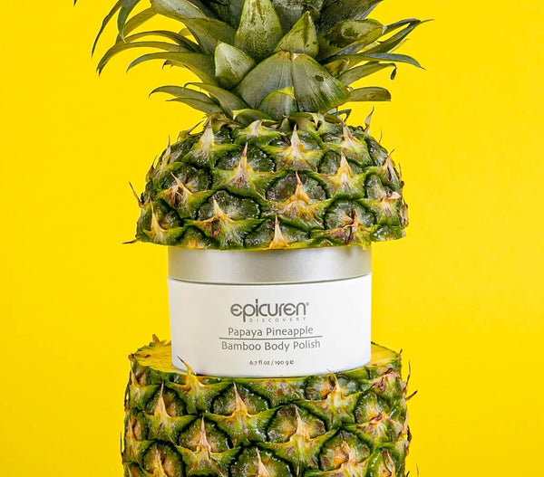 Epicuren Discovery Papaya Pineapple Bamboo Body Polish, 6.7 Fl Oz