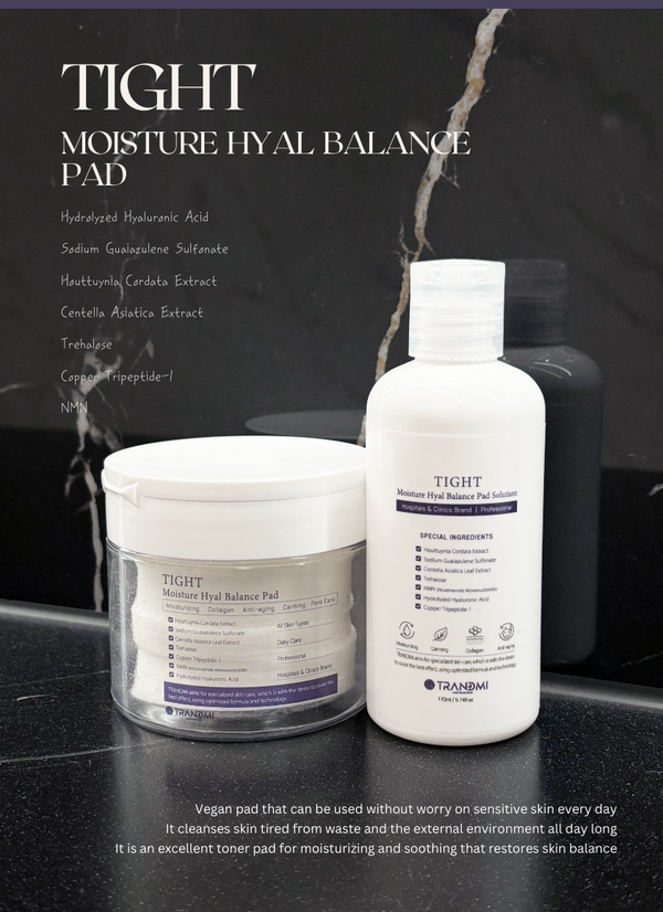 TRANDMI Tight Moisture Hyal Balance Pad Vegan Toner Pad set