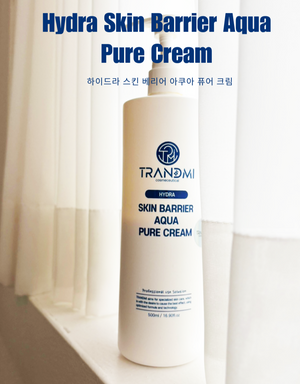 Hydra Skin Barrier Aqua Pure Cream bottle with cherry illustration on a white background