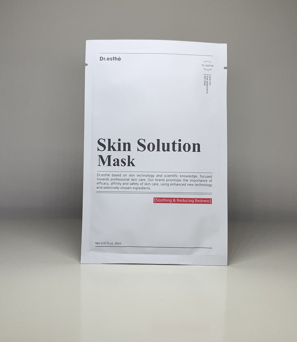 Dr.Esthe Skin Solution Mask Soothing & Reducing Redness 10pc - European Beauty by B